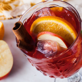 Warm Rosé and Brandy Cocktail